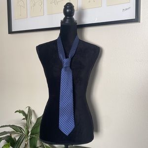 Armani Collezioni silk blue tie